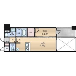 プレサンス堺筋本町ディスティニーの物件間取画像